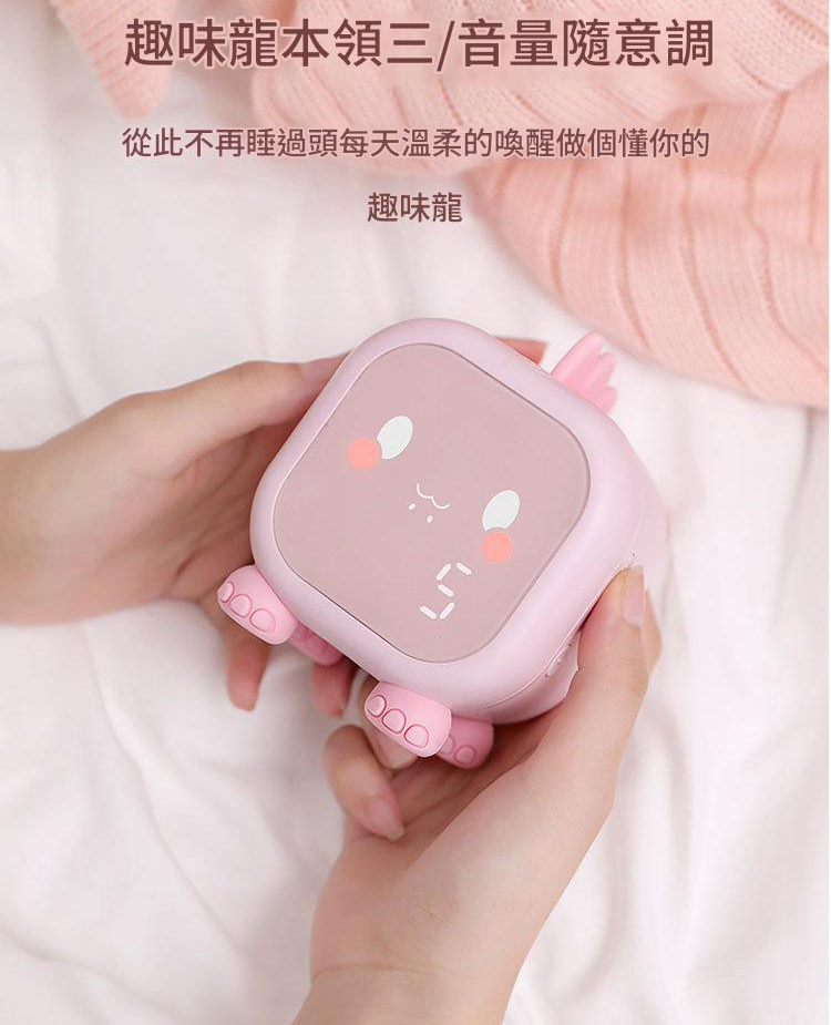 可愛靜音智慧鬧鐘學生專用兒童男孩女孩起床神器充電式床頭電子鐘