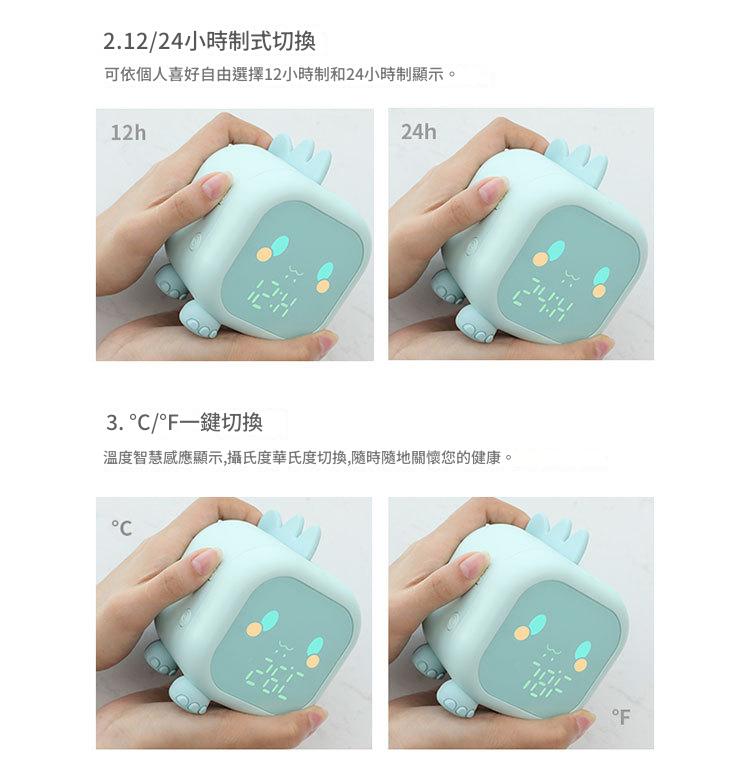 可愛靜音智慧鬧鐘學生專用兒童男孩女孩起床神器充電式床頭電子鐘