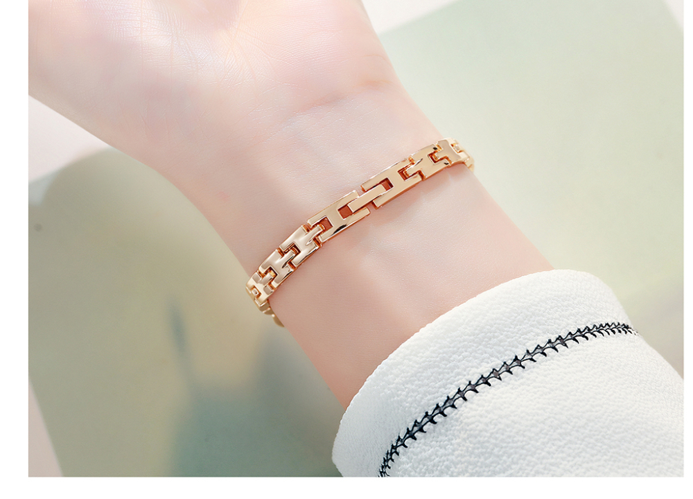 「拾憶」韓版文藝ins風中學生白領女鍊錶女錶潮流時尚手鍊錶